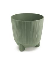 Gėlių vazonas ant kojelių Prosperplast Ryfo DRF170N-5615C, plastikinis, Ø 16.8 cm, žalia sp.