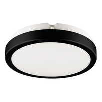 Šviestuvas lubų Eko-Light Vera EKP0469, LED, 4000 °K, 1 x 12 W, balta sp./juoda sp., 18 x 18 cm