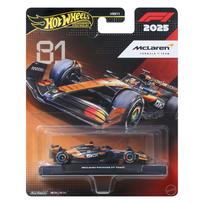 Žaislinis automobilis Mattel Hot Wheels Premium McLaren Formula 1 JKD81, 1:64, juoda sp./oranžinė sp.