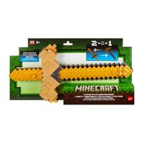 Žaislinis kardas Mattel Minecraft Clink And Switch JKC15, 42.9 cm Geltona sp.