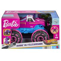 Rc visureigis Mattel Barbie Hot Wheels Monster Trucks, 1:24, rožinė sp.
