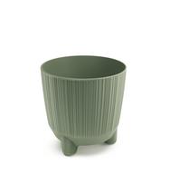 Gėlių vazonas ant kojelių Prosperplast Ryfo DRF150N-5615C, plastikinis, Ø 14.5 cm, žalia sp.