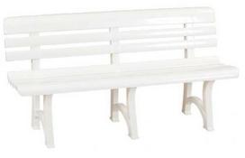 Lauko suoliukas Bica Olimpia, balta sp., 53 cm x 150 cm x 77 cm