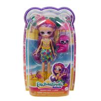 Lėlė su priedais Mattel Enchantimals Sunshine Beach Sabindra Sloth HRX82, 22 cm