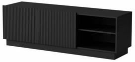 TV staliukas Cama Meble Liverti, juoda sp., 150 cm x 42 cm x 48 cm