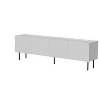 TV staliukas Cama Meble Lucca, balta sp., 200 cm x 40 cm x 59 cm