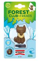 Automobilių oro gaiviklis Arexons Forest Club Wolf Ocean Breeze