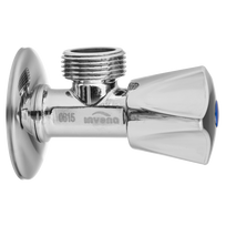 Kampinis ventilis Invena ZW-10-010-C, unitazo bakeliui, maišytuvui, 1/2" x 3/8"