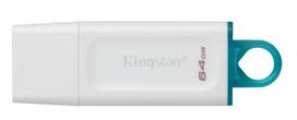 USB atmintinė Kingston DataTraveler Exodia, balta sp., 64GB