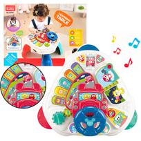 Vaikų žaidimo stalas Lean Toys Learning, 38 cm, balta sp./įvairių spalvų