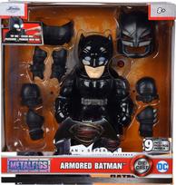 Žaislinė figūrėlė, su priedais Jada Toys Armored Batman, 15 cm, juoda sp.