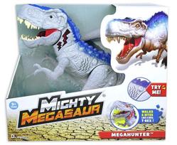 Žaislinė figūrėlė, dinozauras Mighty Megasaur Mega Hunter T-Rex, 30 cm, pilka sp.
