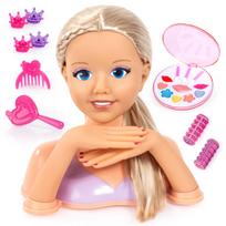 Lėlės galva su priedais Bayer Top Model Lisa, 25 cm, įvairių spalvų
