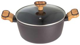 Puodas Bergner BG-56037, 27 cm, 4 l, juoda sp.