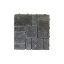 Plytelės Garden Center D531PC, 30 cm x 30 cm x 2 cm, juoda sp.