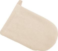 Pirštinė plaušinė kūdikiams ir vaikams BabyMatex Frotte, smėlio sp., 15 cm