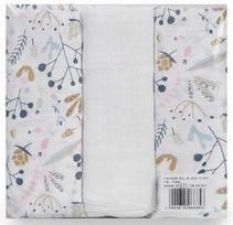 Vystyklas BabyMatex Muslin Floral, 80 cm x 70 cm, 3 vnt.