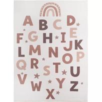 Kilimas vidaus Ayyildiz Coco Alphabet, oranžinė sp./smėlio sp., 200 cm x 140 cm