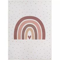 Kilimas vidaus Ayyildiz Coco Rainbow, kreminė sp./oranžinė sp./smėlio sp., 80 cm x 150 cm