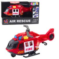 Žaislinis sraigtasparnis Lean Toys Air Rescue Fire, raudona sp.