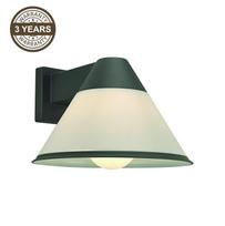Sieninis lauko šviestuvas Domoletti Rocco, 60W, E27, IP44, juoda sp., 23 cm x 17 cm