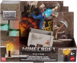 Žaislinė figūrėlė, su priedais Mattel Minecraft Movie Explosive Minecart Escape JGP20, mėlyna sp./pilka sp.