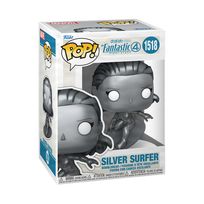 Žaislinė figūrėlė Funko POP! Marvel The Fantastic Four Silver Surfer 1518, 9 cm, sidabro sp.