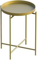 Kavos staliukas Kalune Design SHB-007-A, aukso sp., 46 cm x 46 cm x 56 cm