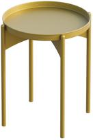Kavos staliukas Kalune Design SHB-002-B, aukso sp., 44 cm x 44 cm x 57 cm