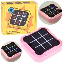 Elektroninis žaidimas 4in1 Tic Tac Toe, 10 cm, rožinė sp.