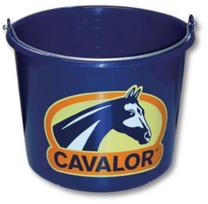 Arklio šėrimo kibiras Cavalor, 12 l, mėlyna sp.