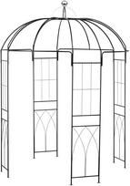 Augalų laikiklis 4Living Pergola, 211 cm x 211 cm, 256 cm, plienas, juoda sp.