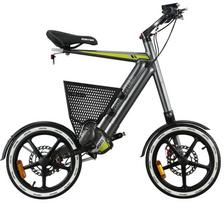 Elektrinis dviratis Zontes TDR1Z, 16", 250 W, 13.5 Ah, sidabro sp.