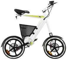 Elektrinis dviratis Zontes TDR1Z, 16", 250 W, 13.5 Ah, balta sp.