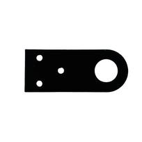 Kilpa 180°, juoda sp., 72 mm x 30 mm, 2 vnt.
