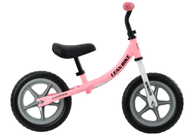 Balansinis dviratis, vaikų Lean Toys Sprinto, balta sp., 12"