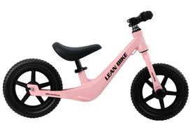Balansinis dviratis, vaikų Lean Toys Magnezio, rožinė sp., 12"