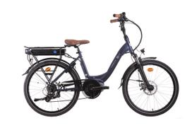 Elektrinis dviratis Bottari Urban 600, 24", 24", 250 W, 13 Ah, mėlyna sp.