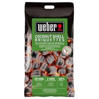 Briketai Weber 18450, kokosų riešutų kiautai, 2 kg, juoda sp.