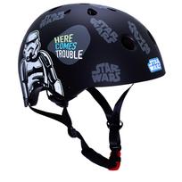 Dviratininkų šalmas vaikams Seven Star Wars, juoda sp., M/L