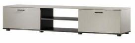 Televizoriaus spintelė Cama Meble Soho, juoda sp./kašmyro sp., 43 cm x 180 cm x 37 cm