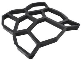 Vejos grotelės 00005174, 49 cm x 49 cm x 4.5 cm, juoda sp.