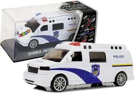 Žaislinė policijos mašina Lean Toys, balta sp.
