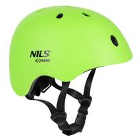 Dviratininkų šalmas vaikams Nils Extreme MT301, žalia sp., XS