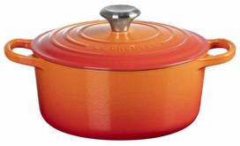 Emaliuotas ketaus puodas Le Creuset 02731067, 34 cm, 12 l, oranžinė sp.