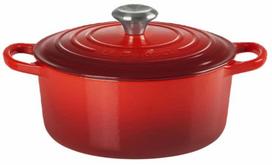 Emaliuotas ketaus puodas Le Creuset 02726120, 34 cm, 12 l, raudona sp.