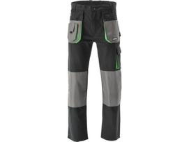 Darbo kelnės vyrams Yato Palea YT-80168, juoda sp./žalia sp./pilka sp., XL dydis
