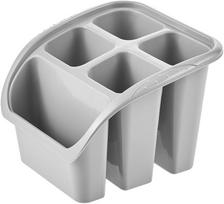 Stalo įrankių dėklas Keeeper Pino, 16 cm x 16 cm x 12 cm, plastikas, pilka sp.