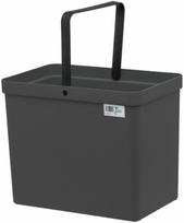Šiukšliadėžė Nord Clean 295906, pilka sp., 21 l, 29 cm x 36 cm