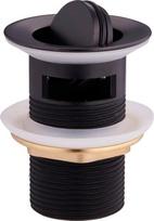 Nutekėjimo sistema praustuvui Mexen Click-clack Spin, 78 mm, 62 mm, click clack funkcija, juoda sp.